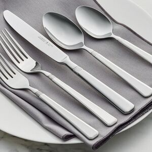 Henckels Metrona 18/10 Stainless Steel 62-PC Flatware Set, Service   For 12